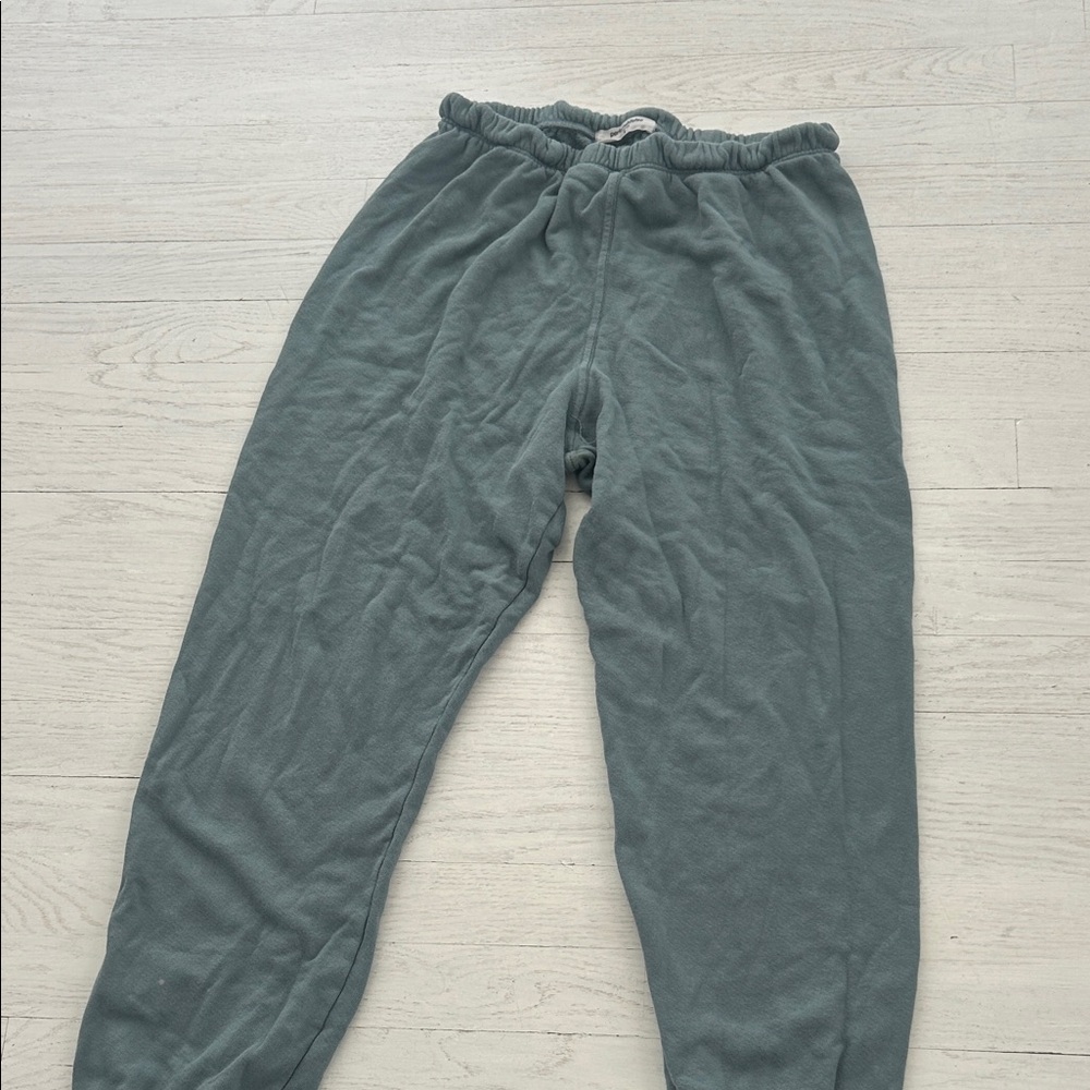Teal sweatpants